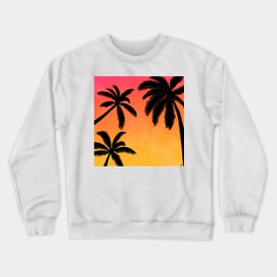 Palm Trees at Sunset Crewneck Sweatshirt